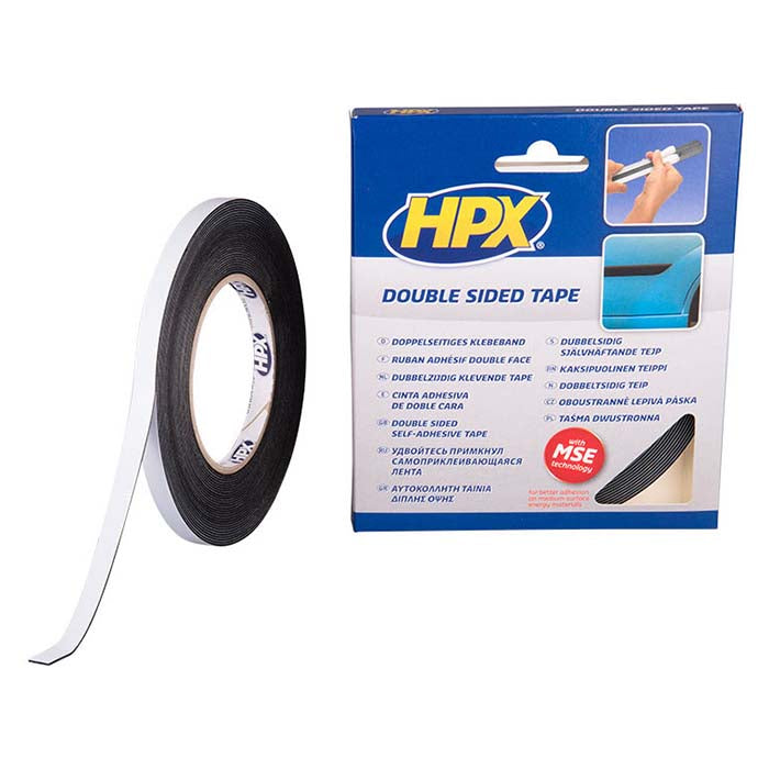 Dobbeltklæbende Tape - 9mm x 10m - hpx