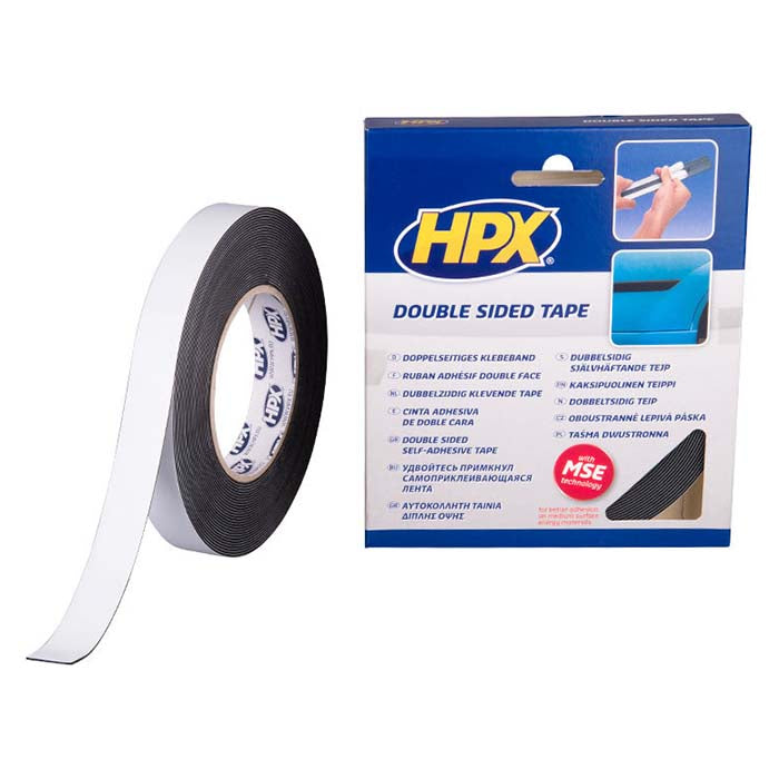 Dobbeltklæbende Tape - 19mm x 10m - hpx
