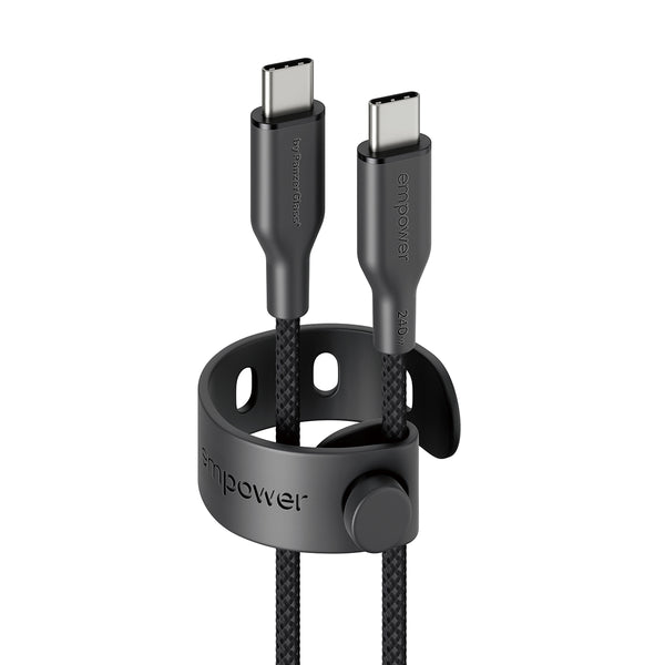 empower by PanzerGlass Racing USB-C to USB-C 2m sort