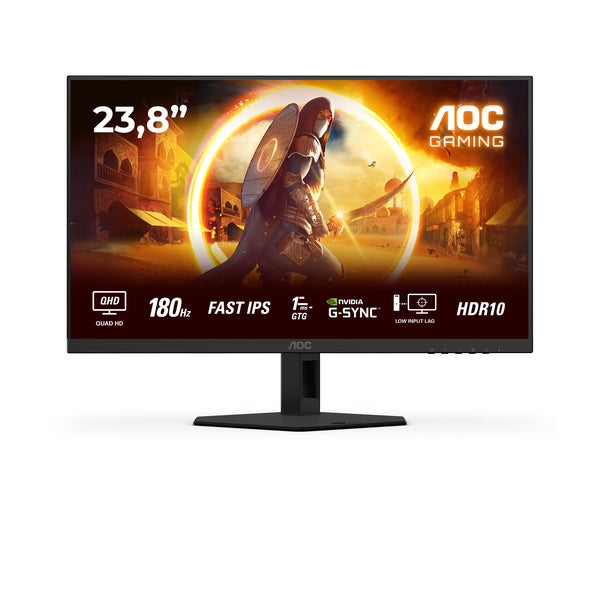 AOC G4 Q24G4RE computerskærm 60,5 cm (23.8) 2560 x 1440 pixel Quad HD LED Sort, Rød