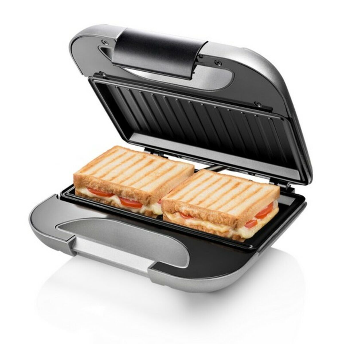Grill Sandwichrister Princess 01.127003.01.001 Sort Grå 750 W