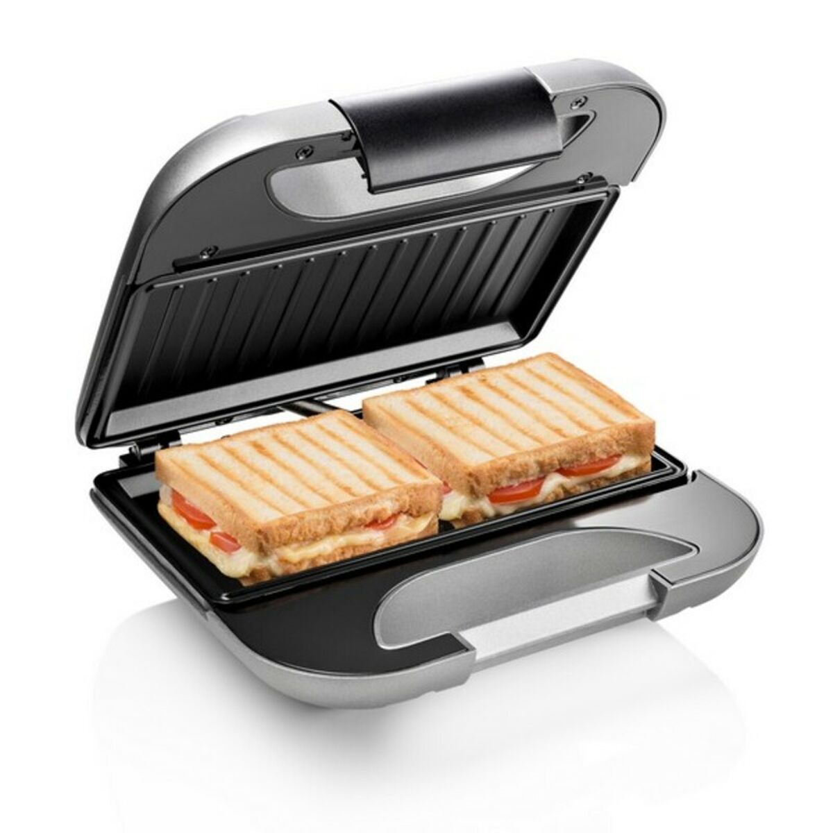 Grill Sandwichrister Princess 01.127003.01.001 Sort Grå 750 W