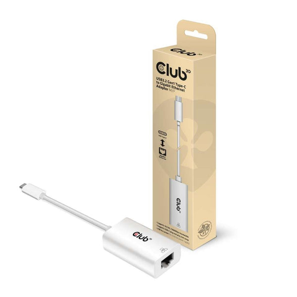 Club 3D CAC-1519 USB-C 3.2 Gen1 1Gbps Netværksadapter