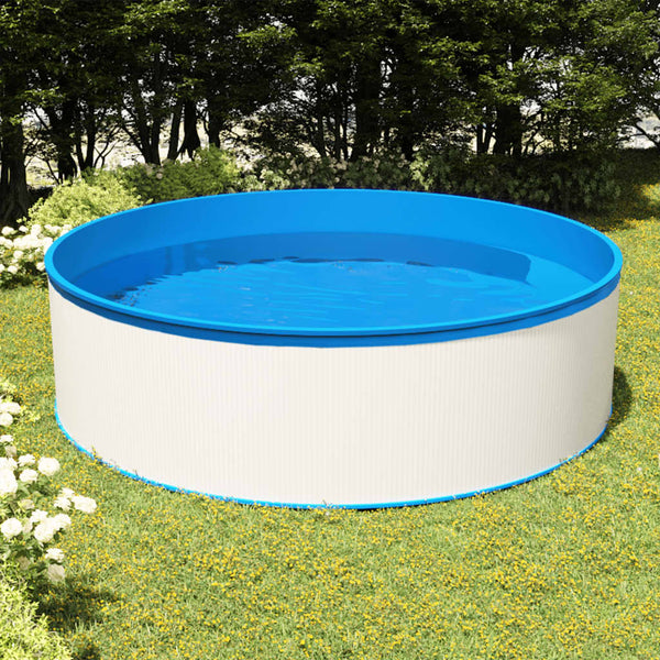 Splasher Pool Med Hængende Skimmer Og Pumpe 350X90 Cm