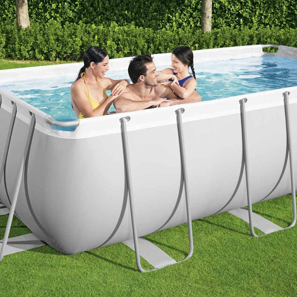 Bestway Power Steel Swimmingpool 404X201X100 Cm Rektangulær