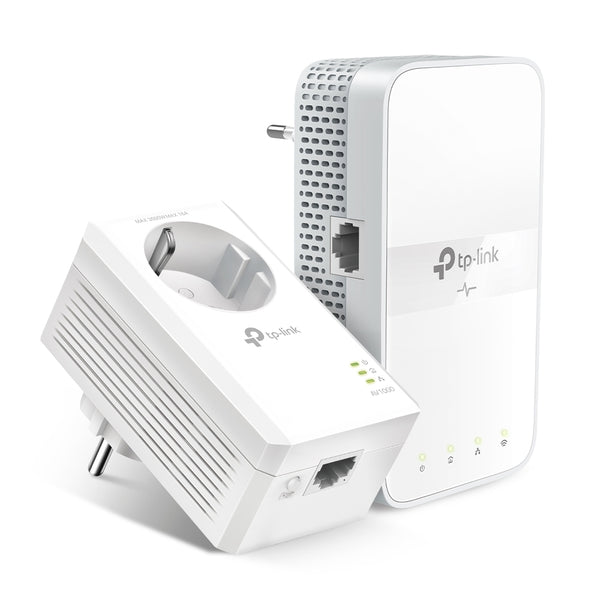 TP-Link TL-WPA7617 KIT V1 Wi-Fi Kit Powerline-adaptersæt Kan sluttes til vægstik