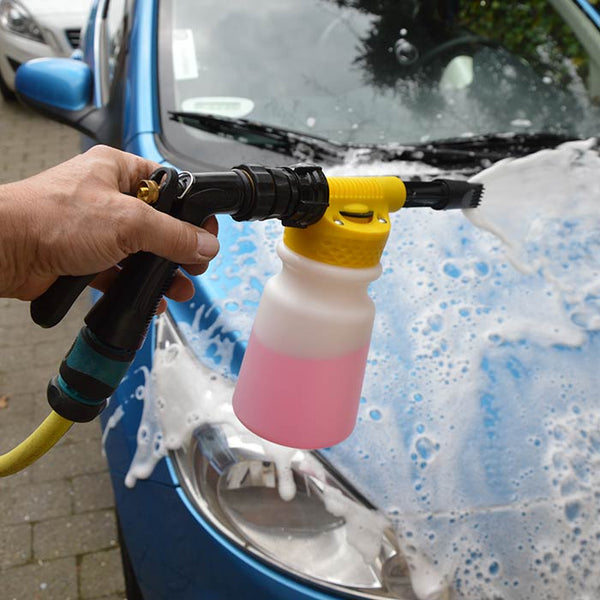 Skumlanse til vandslange til bilvask - skumkit med pistol og koblinger, Netlager