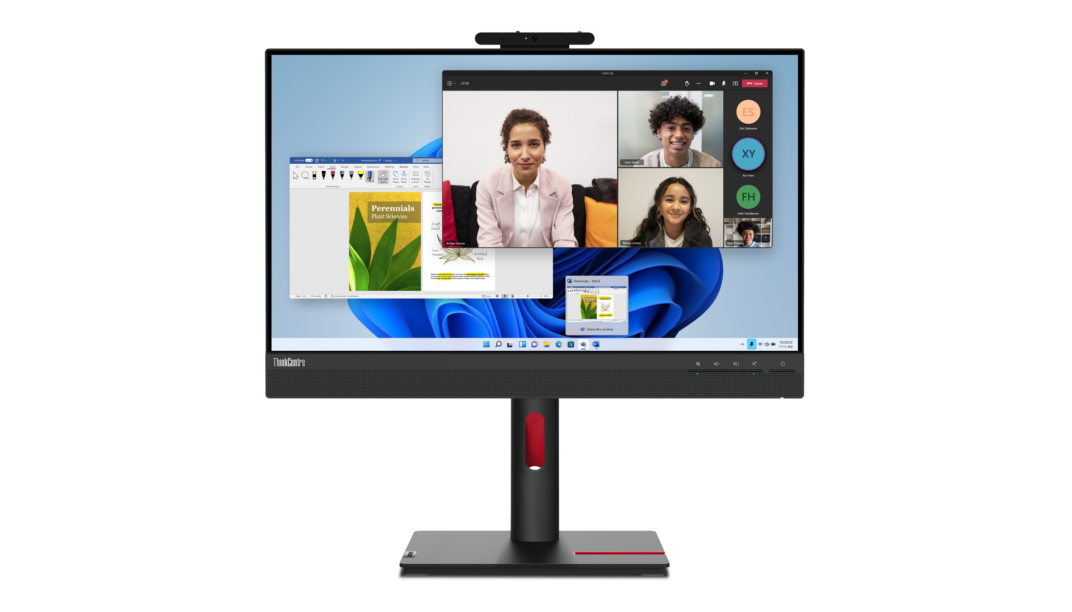 Lenovo ThinkCentre Tiny-in-One 24 Gen 5 24 1920 x 1080 (Full HD) HDMI DisplayPort 60Hz Pivot Skærm