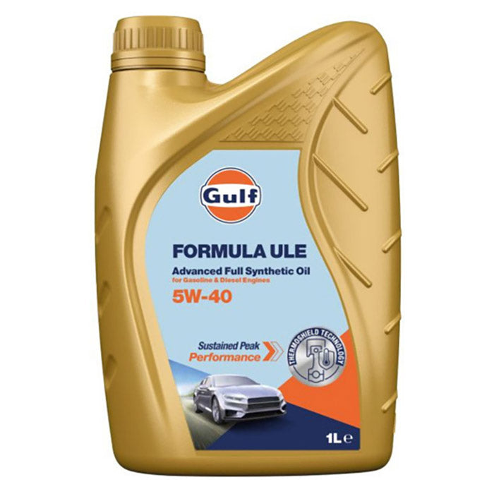 Motorolie 5W-40 1L - Formula ULE, lav SAPS, ACEA A3/B4/C3 - Gulf