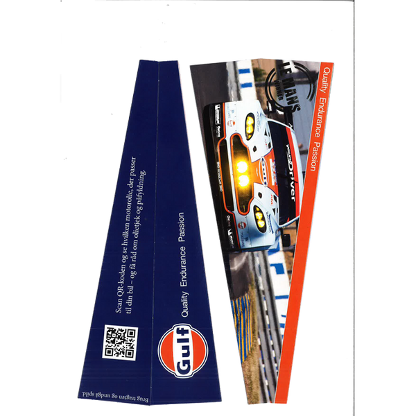 Olietragt i pap til motorolie - engangs, praktisk, nem at bortskaffe - Gulf