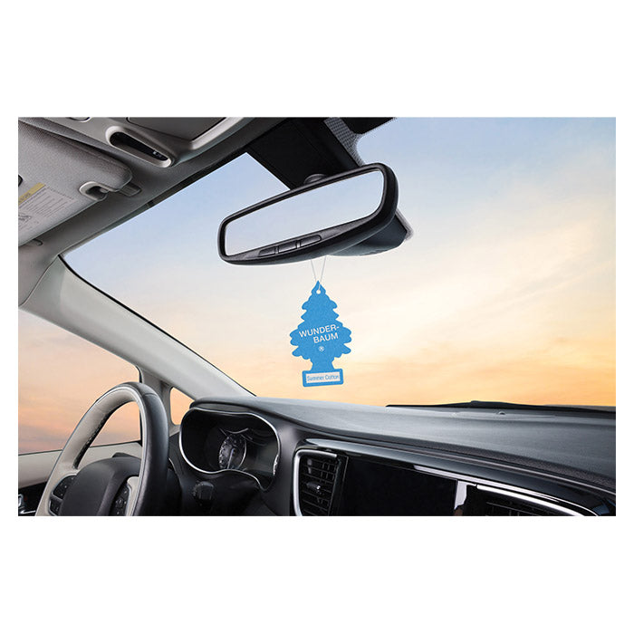 Dufttræ Summer Cotton - bilduft, nyvasket bomuld & fersken, 1 stk. Wunderbaum