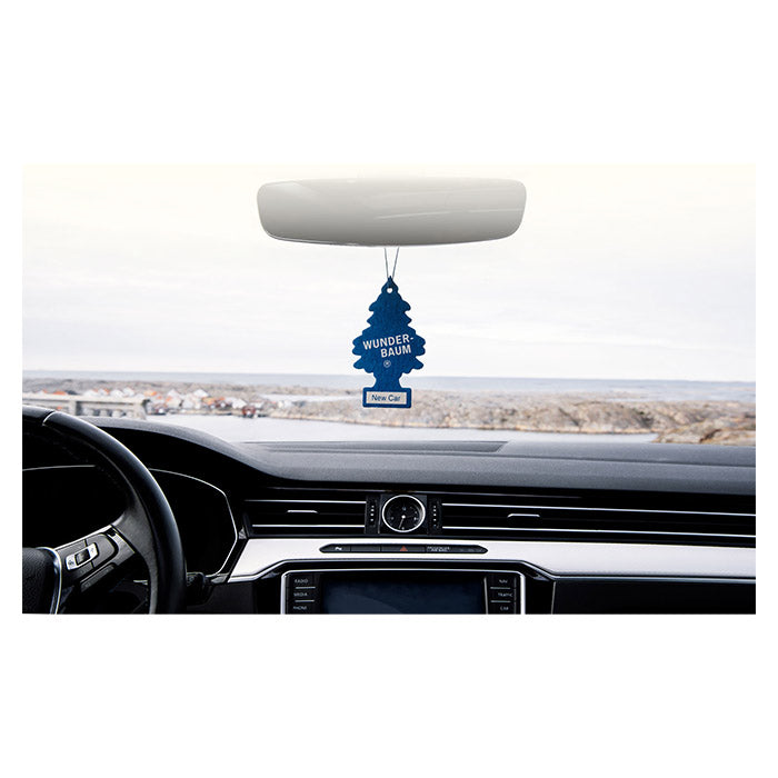 Dufttræ New Car - frisk læder/krydret aroma, 1 stk. Wunderbaum