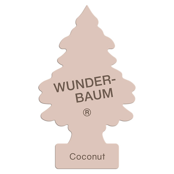 Dufttræ Coconut til bil 1 stk - Wunderbaum