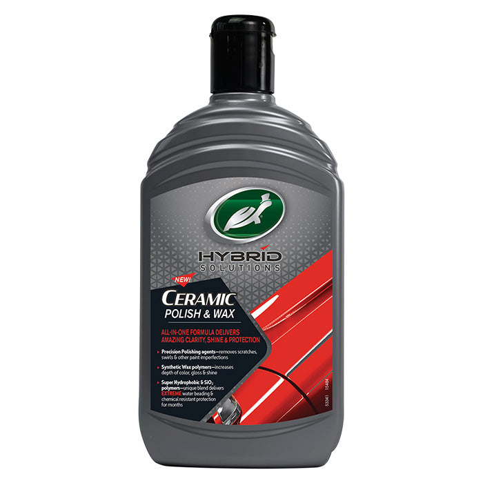 Keramisk Polish & Voks 500 ml - bilpolish med SiO2 beskyttelse, Turtle Wax