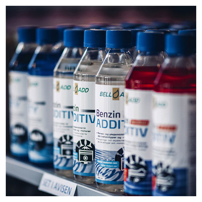 Benzinadditiv 500 ml - rense- og vedligeholdelsesmiddel til benzinmotorer, BellAdd