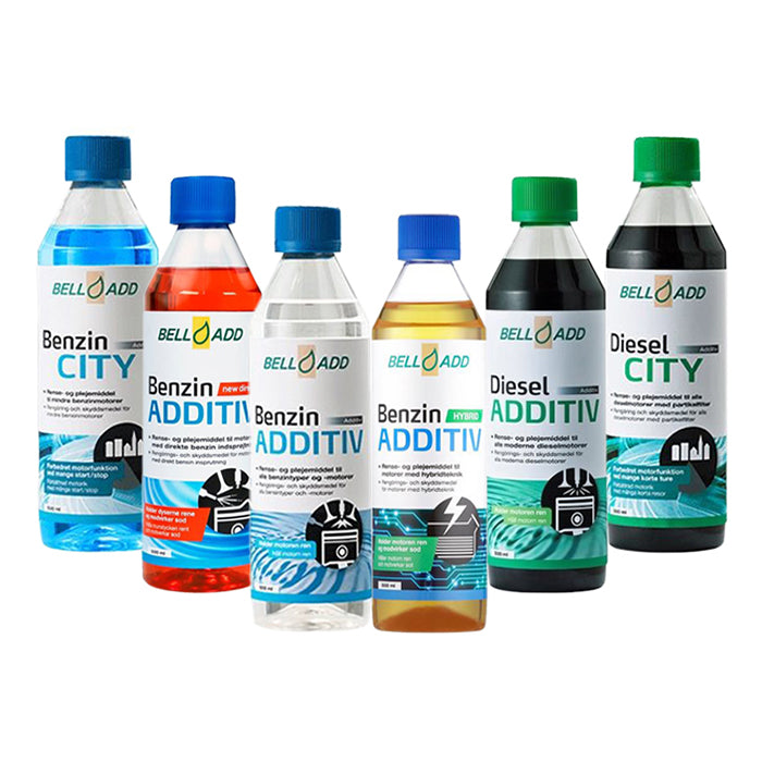 Motorrens & additiver pakke 24 stk. - Bell Add