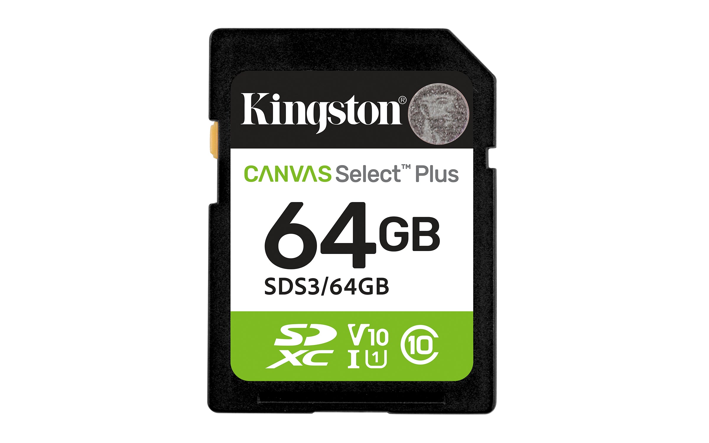Kingston Technology Canvas Select Plus Gen3 SD 64GB 100 MB/s