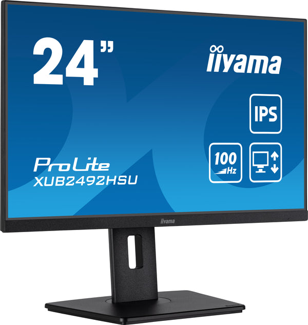 iiyama XUB2492HSU-B6 computerskærm 60,5 cm (23.8) 1920 x 1080 pixel Fuld HD LED Sort