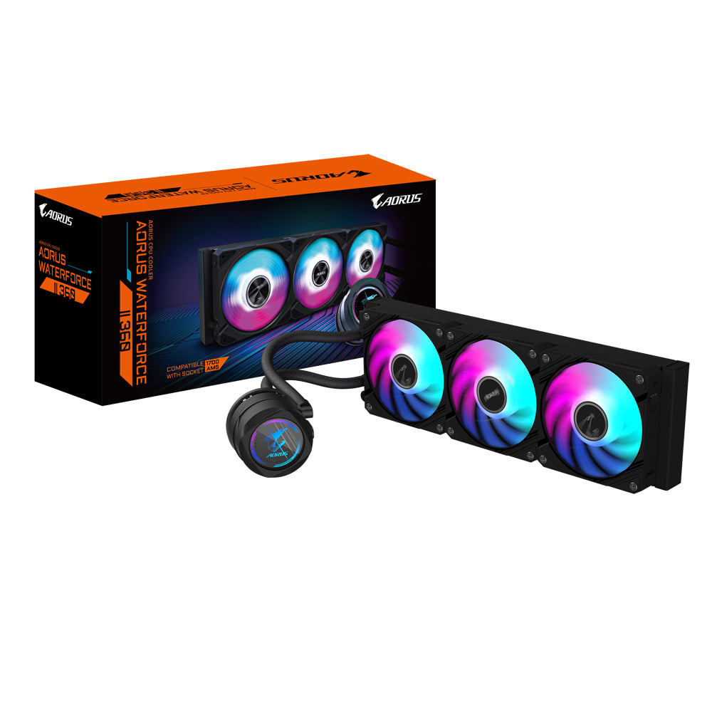 Aorus WATERFORCE II 360 Vandkøler 1-pack Sort 120 mm