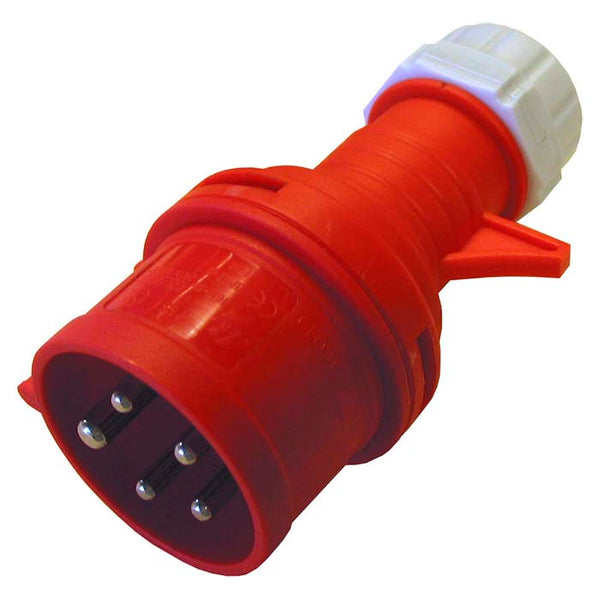 Fasevender CEE 16A 400V IP44 rød stikprop - elworks