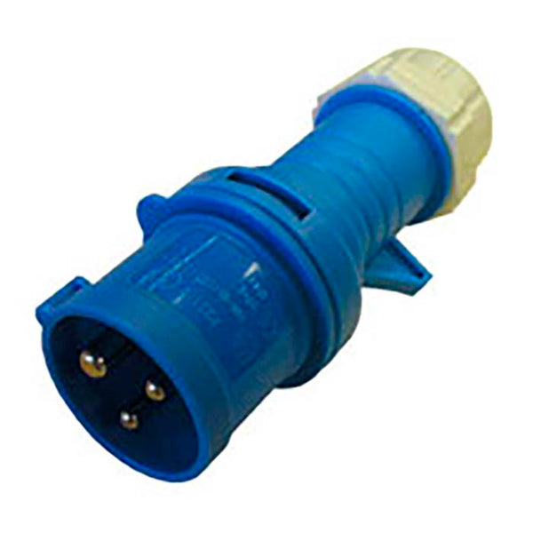 Cee stikprop 16A 250V IP44 blå - robust udendørs stikprop, elworks