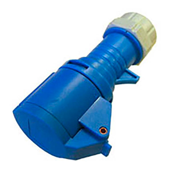 Cee-forlængerledning 16/250V IP44 blå - elworks