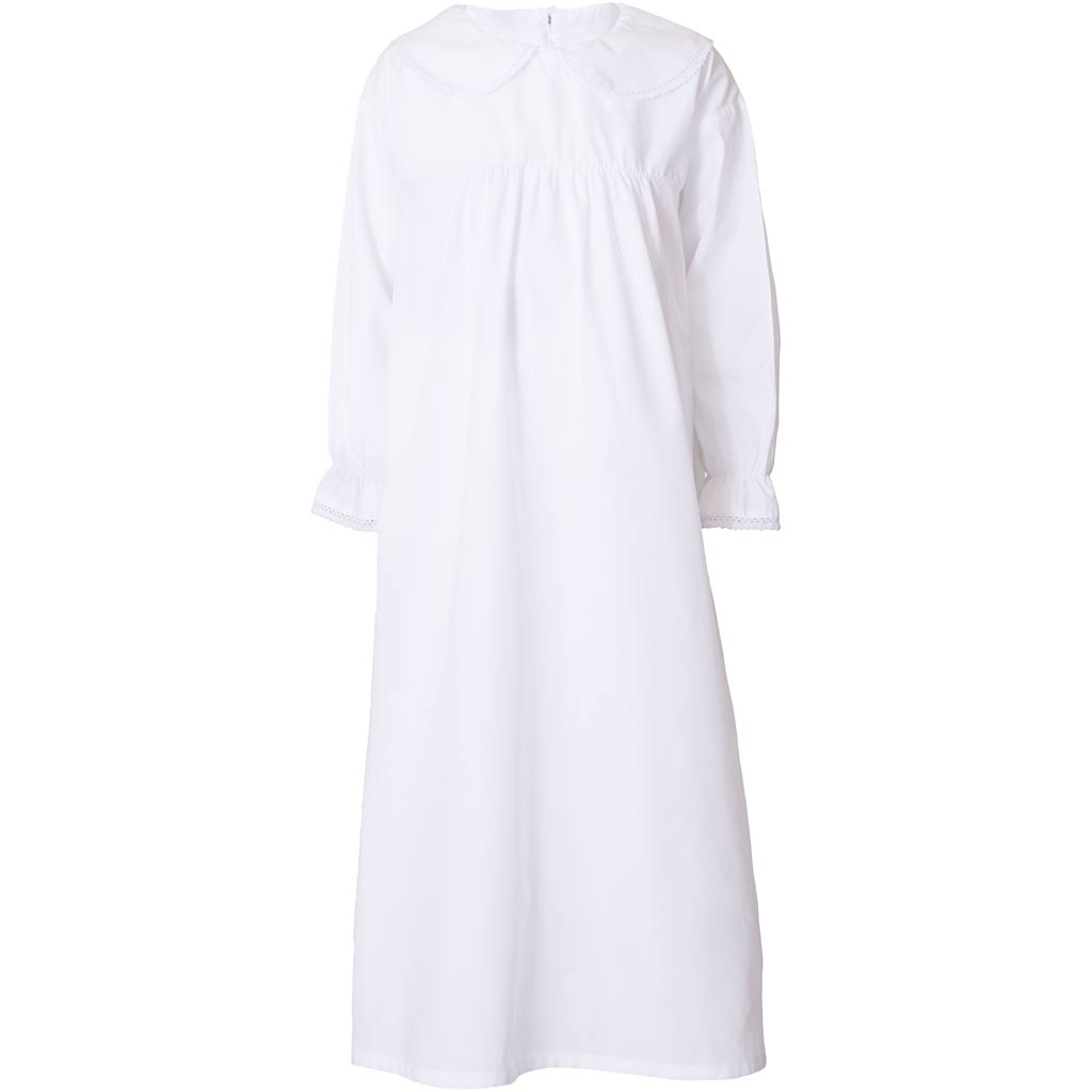 Luciakjole, L: 101 cm, B: 45 cm, str. 122/128 cm, hvid, 1 stk.