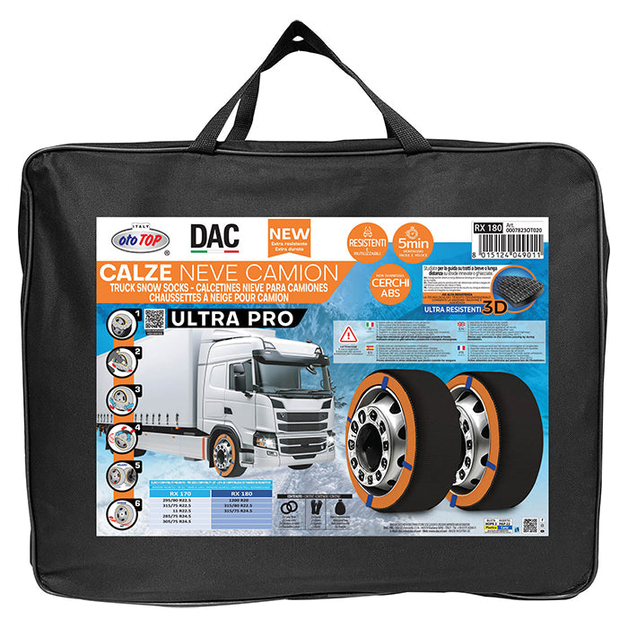 Snesokker til lastbil RX180 - øget trækkraft, passer 315/80-22.5 - Maranello