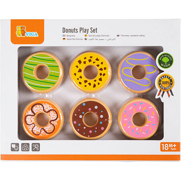 VIGA Donuts, diam. 55 mm, 6 stk./ 1 pk.