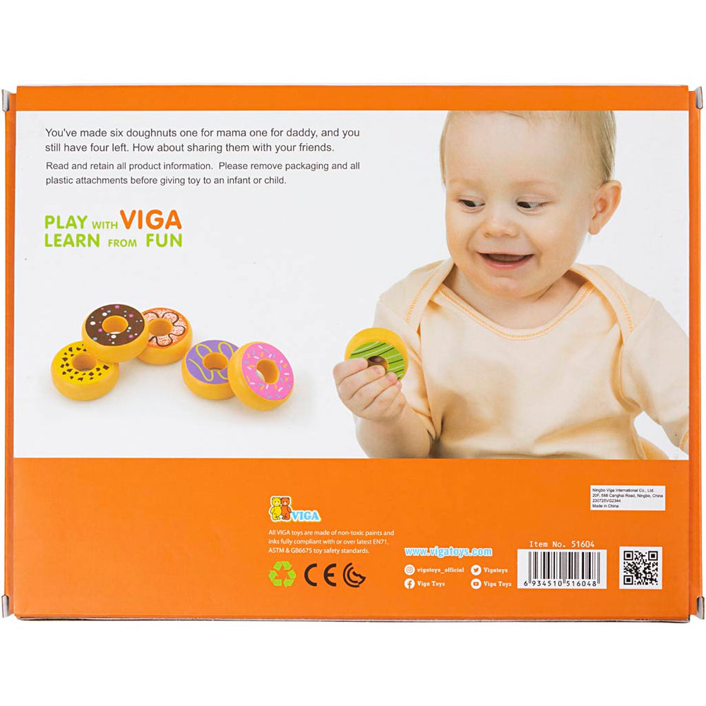 VIGA Donuts, diam. 55 mm, 6 stk./ 1 pk.