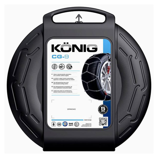 Snekæde CG-9 selvspændende 9 mm til 16 - 18 dæk - KÖNIG