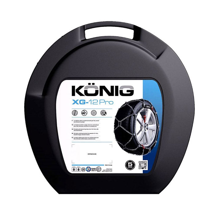 Snekæde XG-12 Pro 12 mm til SUV/varebil/autocamper str. 245 - KÖNIG