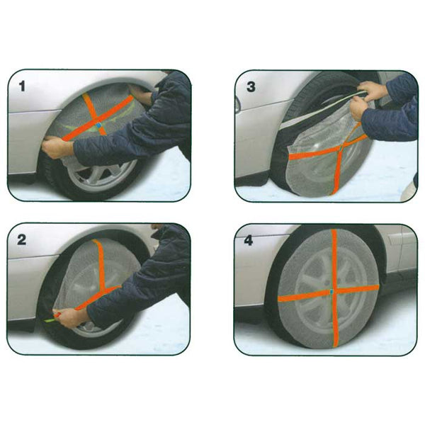 Hjulcover/anti-spind til dæk Str. 76 - Weisssock WSK - Weissenfel