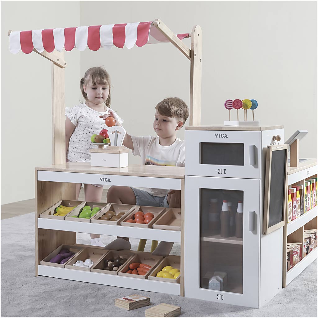 VIGA Købmandsbutik i 3 dele, 3 dele/ 1 pk.