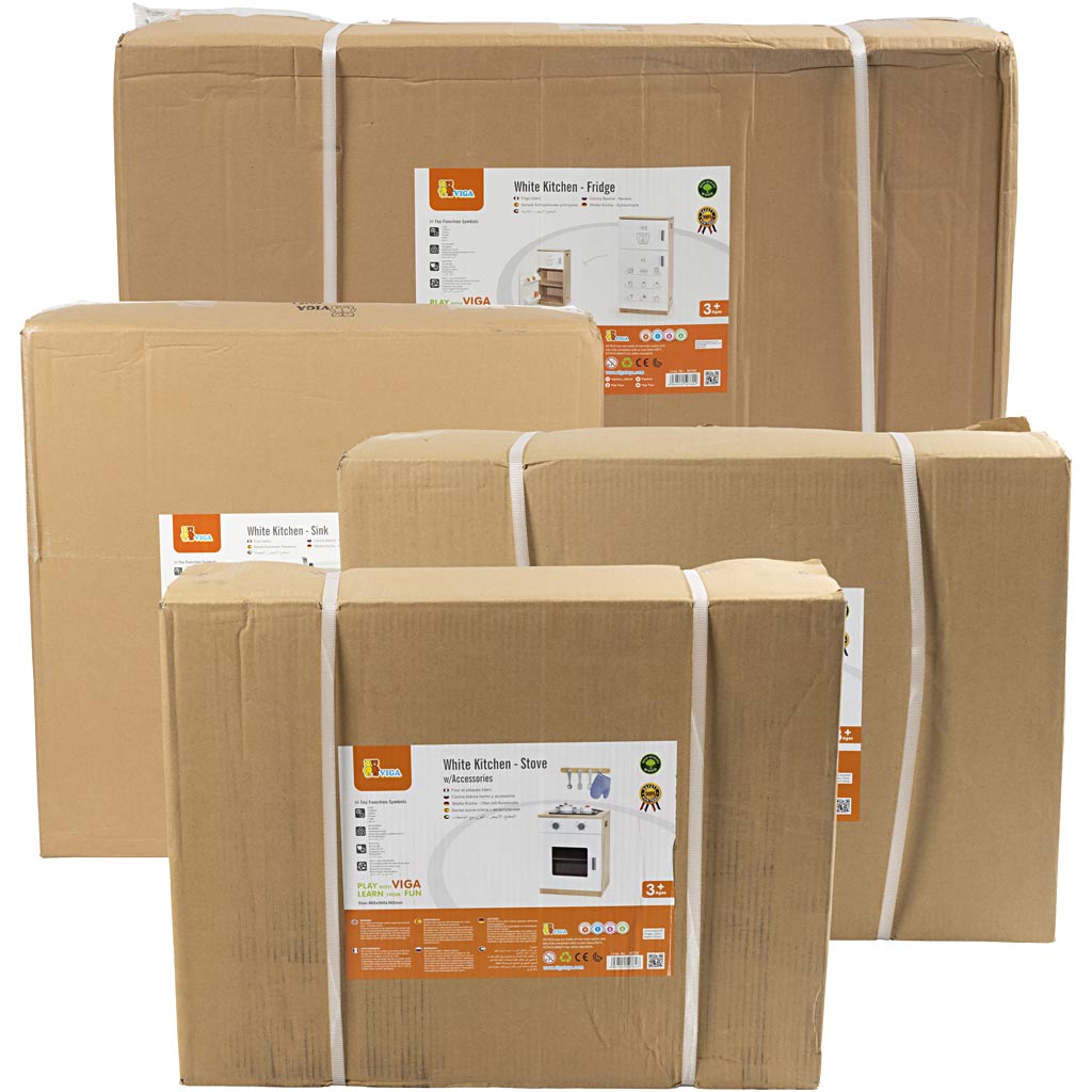 VIGA Køkken, H: 55-79 cm, D: 34 cm, B: 40 cm, 4 dele/ 1 sæt