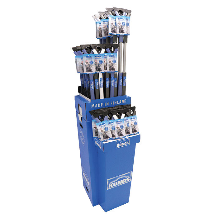 Isskraber display 50 stk assorterede farver - Kungs