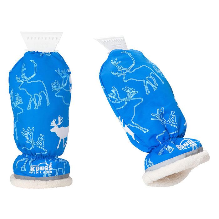 Isskraber med vandtæt handske, refleks og 10 cm blad - Kungs