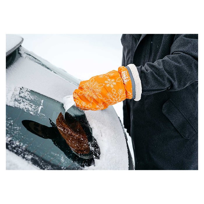 Isskraber med vandtæt handske, refleks og 10 cm blad - Kungs