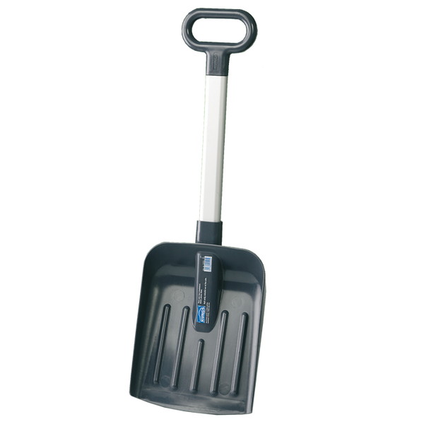 Sneskovl 69 cm alu skaft plastblad kompakt til bilrengøring - Kungs
