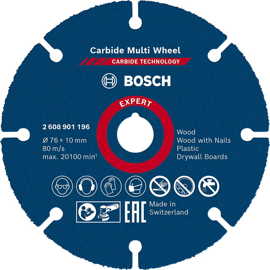 Bosch Expert Carbide Multi Wheel Kæreskive Minivinkelkværn