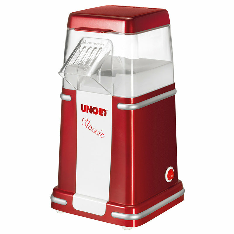 UNOLD 48525 Popcorn-maskine 900W Metallisk rød/sølv/hvid