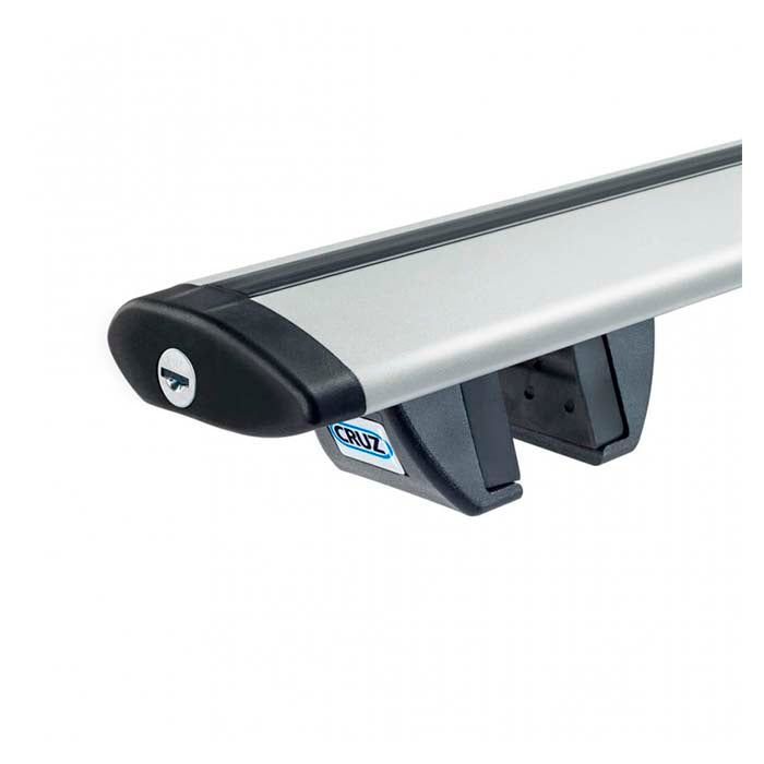 Lastskinner 128 cm aluminiums (2 stk) til tagskinner - CRUZ