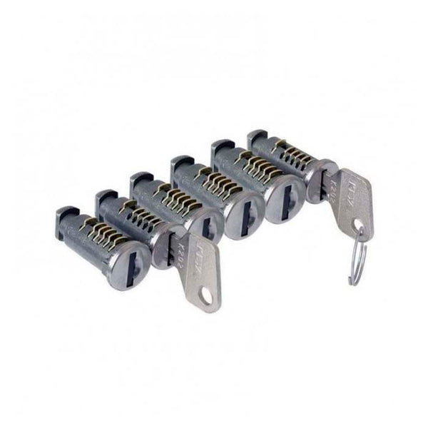 Låse til fodsæt 6 stk nøglelåse - Cruz