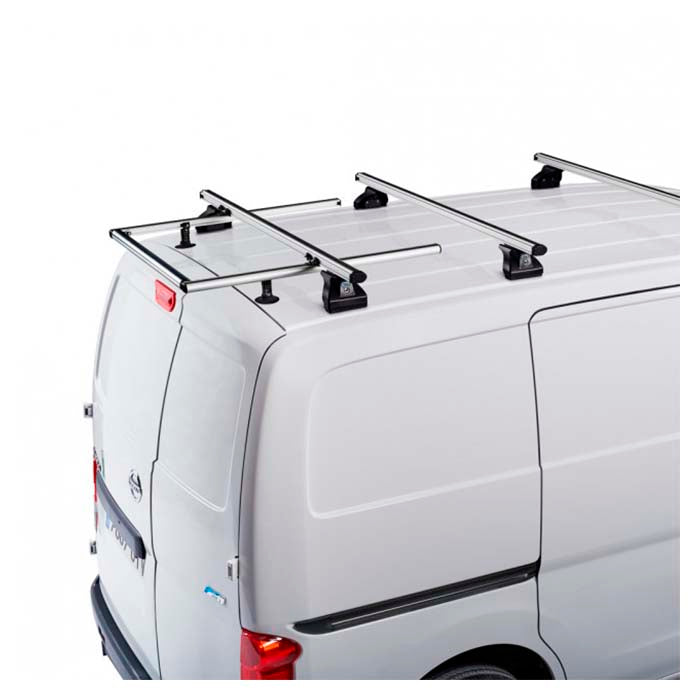 Aluminiumsrulle 80 cm med alu-beslag til tagstang - Cruz