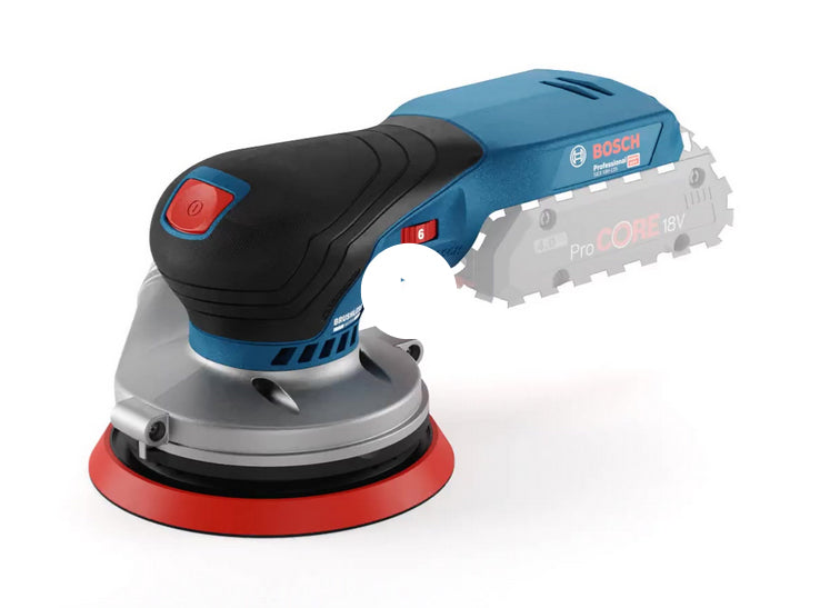 Bosch GEX Professional 18V-125 Excentersliber Uden batteri Batteri og lader ikke inkluderet