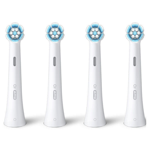 Oral-B iO Gentle Care, 4 stk. Ekstra tandbørstehoveder Hvid