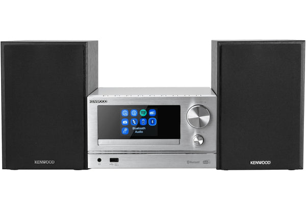 Kenwood M-7000S-S DAB radio Cd / MP3-afspiller Digital afspiller Radio Lydafspiller til netværk Bluetooth-audiomodtager