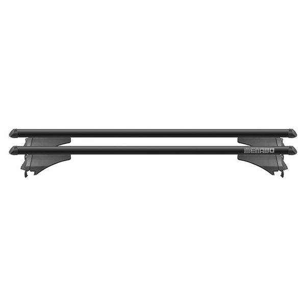 Tagbøjlesæt til ræling Menabo Tiger XL sort 135 cm 75 kg 2 stk. - Menabo