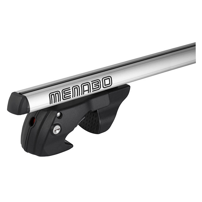Tagbøjlesæt XL til ræling 135 cm, 90 kg bæreevne, sølv - Menabo