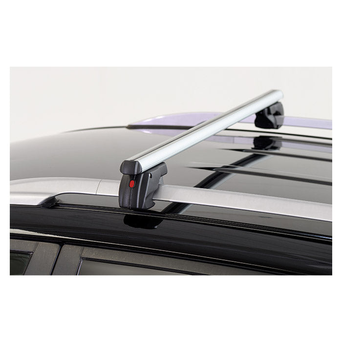 Tagbøjlesæt XL til ræling 135 cm, 90 kg bæreevne, sølv - Menabo